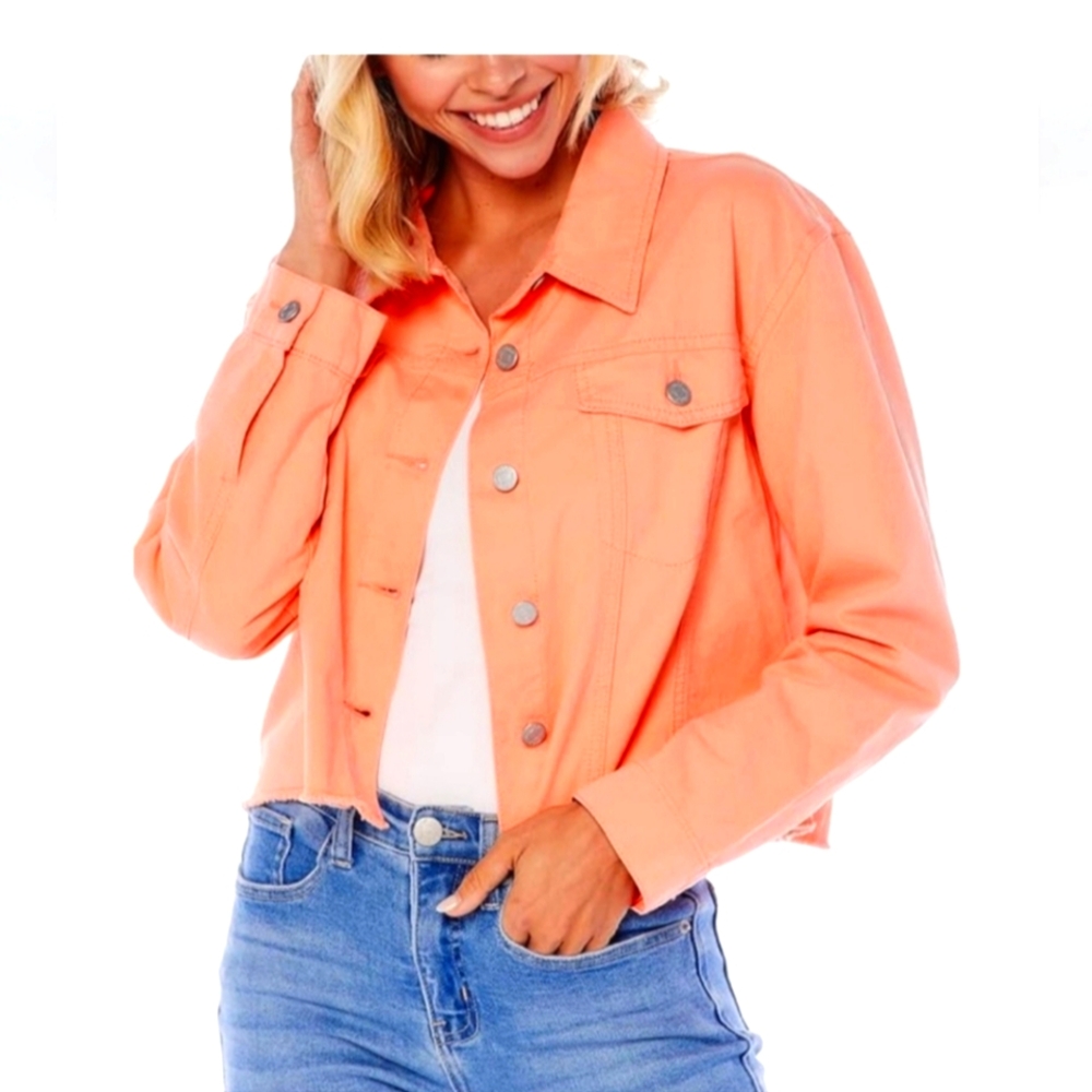 NWT XL Mud Pie light weight cropped jacket